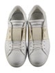 Valentino Rockstud Accents Leather Sneakers
