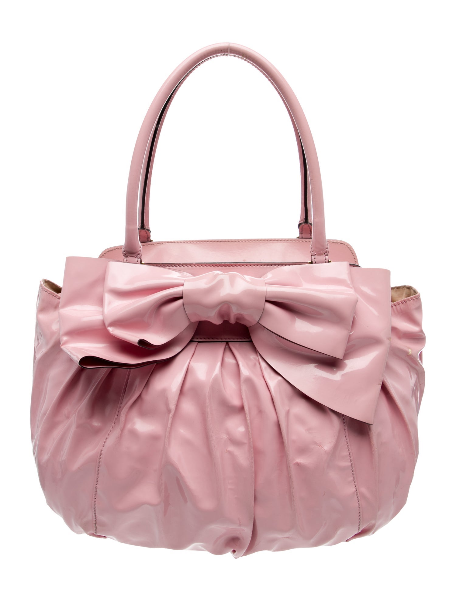 Valentino Patent Leather Shoulder Bag