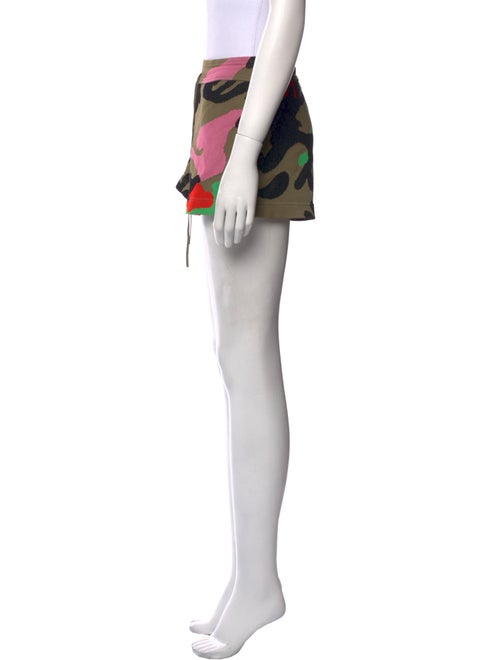 Valentino Floral Print Mini Shorts