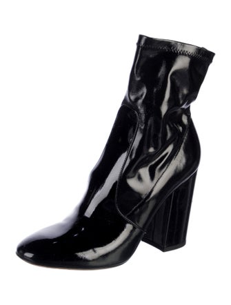 Valentino Patent Leather Sock Boots