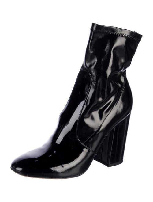 Valentino Patent Leather Sock Boots