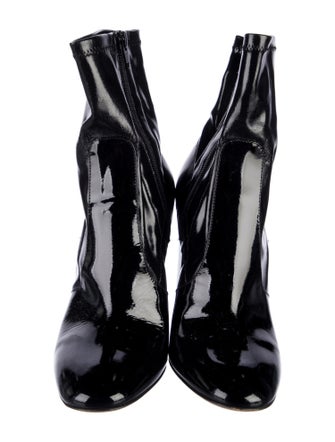 Valentino Patent Leather Sock Boots