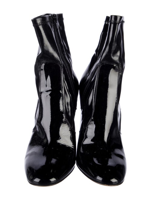 Valentino Patent Leather Sock Boots