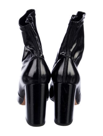 Valentino Patent Leather Sock Boots