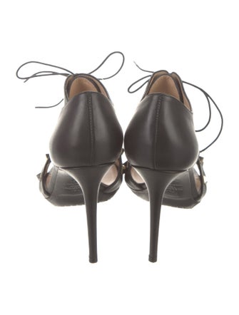 Valentino Rockstud Accents Leather Sandals