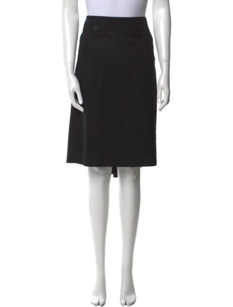 Valentino Virgin Wool Knee-Length Skirt