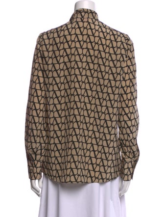 Valentino Silk Printed Blouse