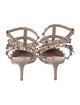 Valentino Rockstud Accents Leather T-Strap Pumps
