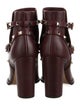 Valentino Rockstud Accents Leather Boots