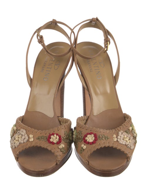 Valentino Leather Slingback Pumps