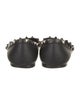 Valentino Rockstud Accents Leather Ballet Flats