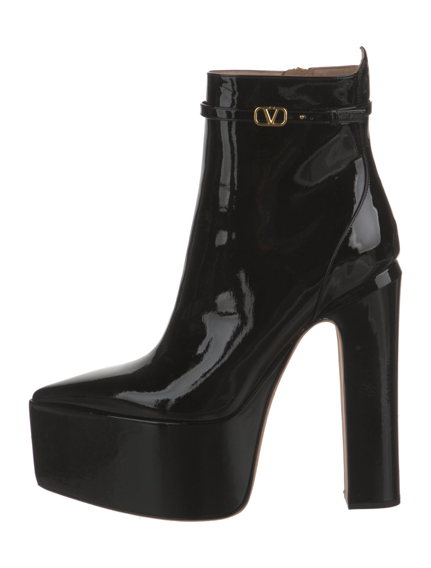 Valentino Patent Leather Boots