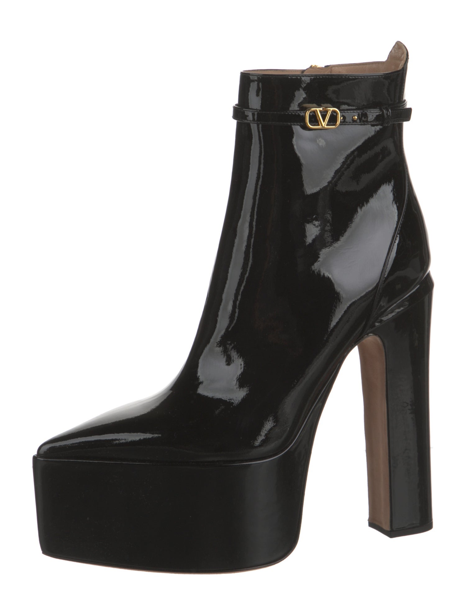 Valentino Patent Leather Boots