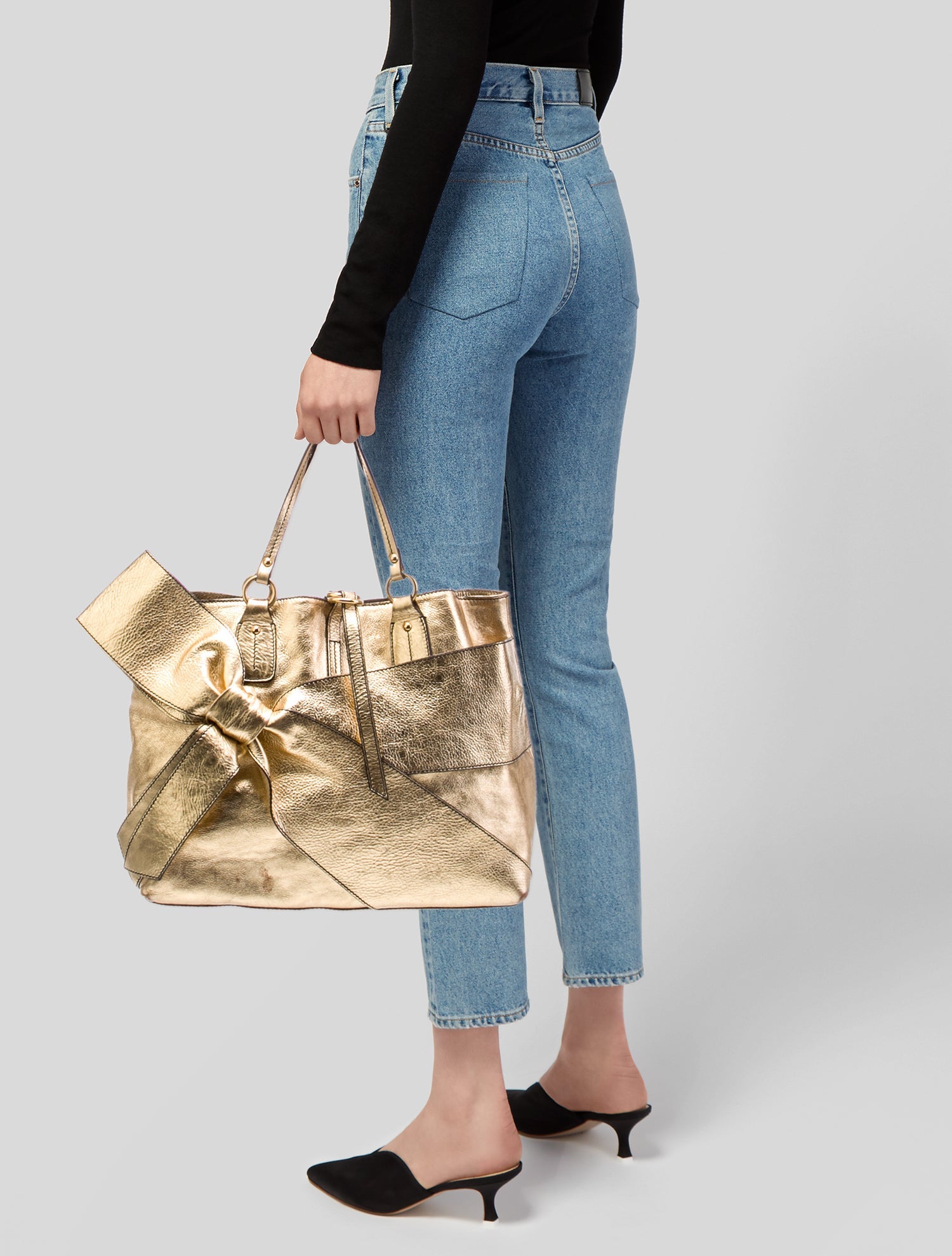 Valentino Leather Top Handle Bag