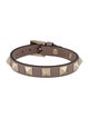 Valentino Leather Rockstud Wrap Bracelet