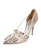 Valentino Rockstud Accents Mesh Pumps
