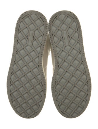 Valentino Rockstud Accents Leather Sneakers