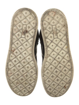 Valentino Rockstud Accents Leather Sneakers