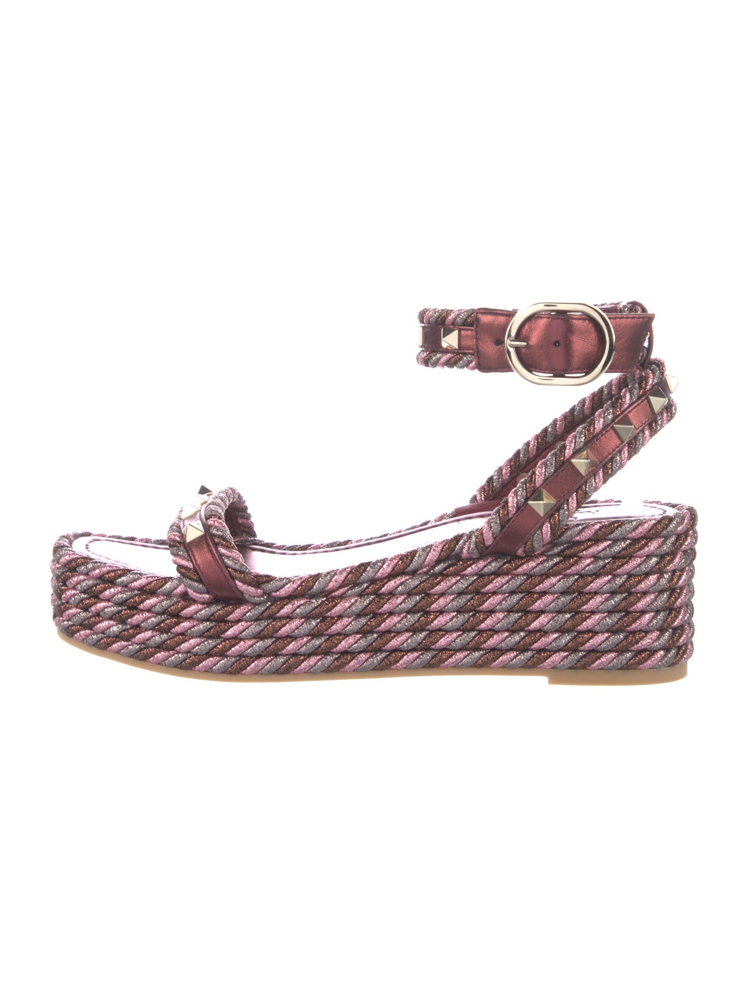 Valentino Leather Espadrilles