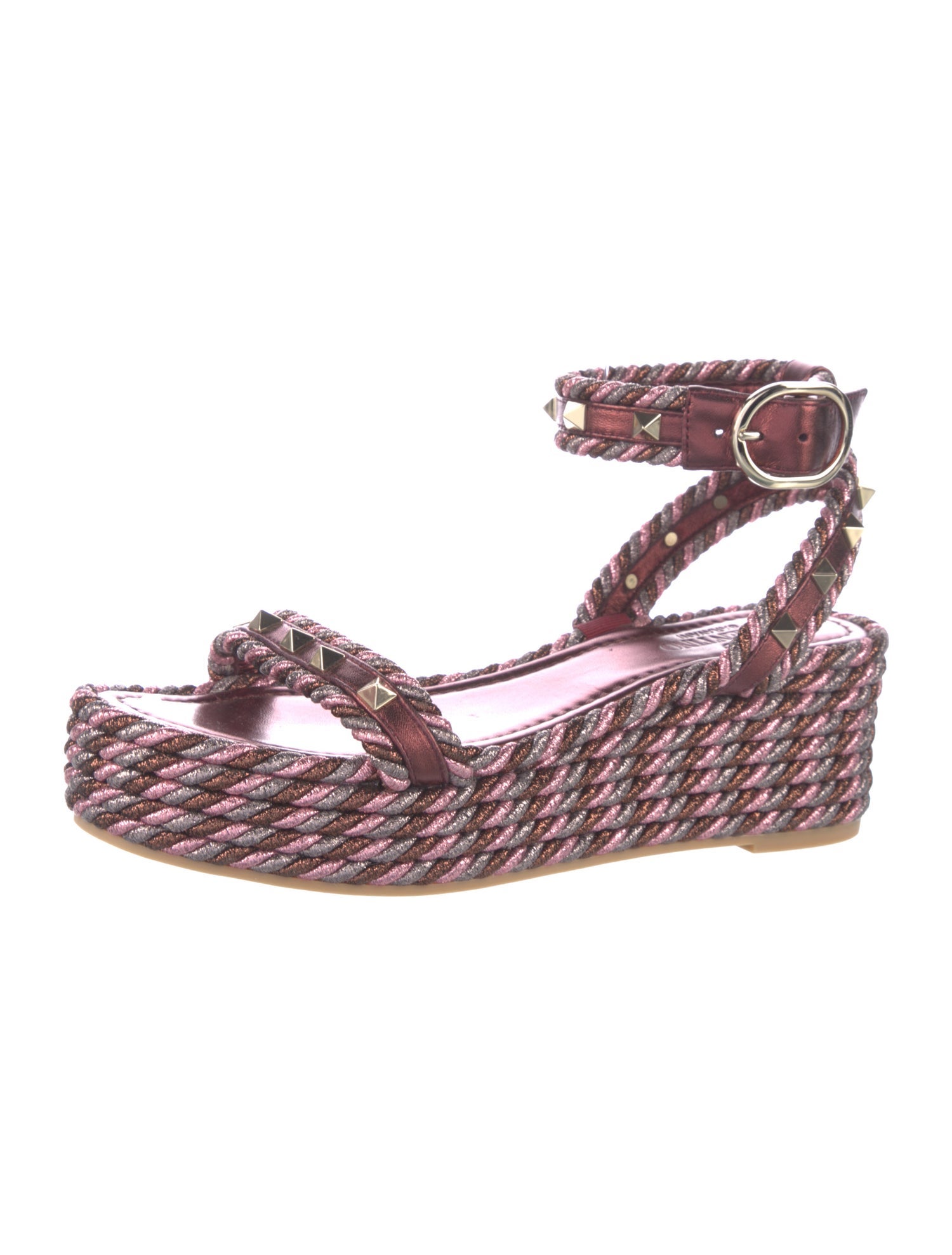 Valentino Leather Espadrilles