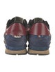 Valentino Rockstud Accents Suede Sneakers