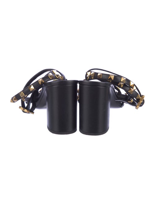 Valentino Rockstud Accents Leather Sandals