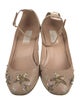 Valentino Leather Sequin Embellishments Pumps