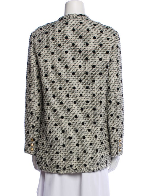 Valentino Virgin Wool Printed Evening Jacket