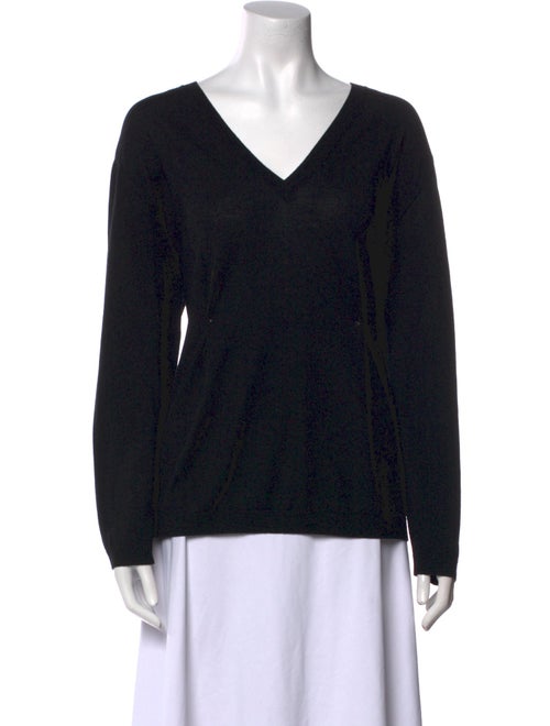 Valentino Virgin Wool V-Neck Sweater
