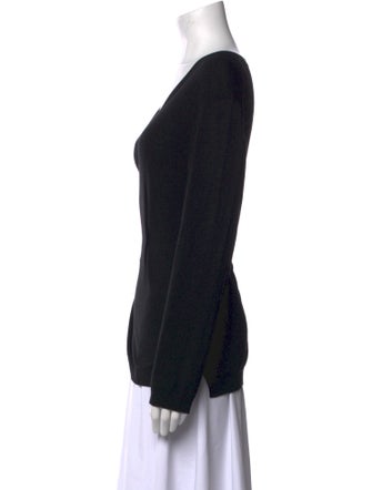 Valentino Virgin Wool V-Neck Sweater