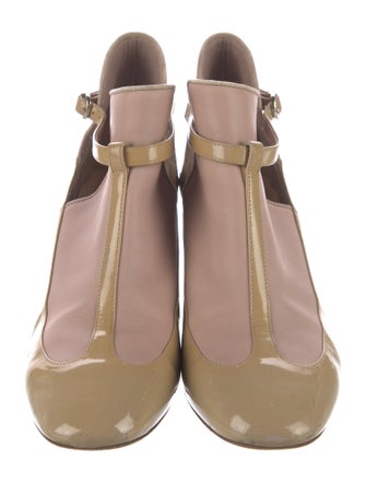 Valentino Patent Leather T-Strap Pumps