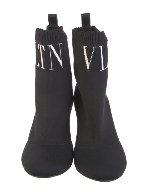 Valentino Rockstud Accents Sock Boots
