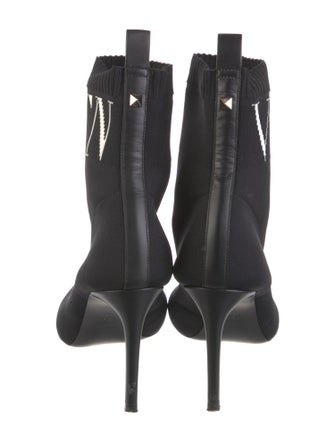 Valentino Rockstud Accents Sock Boots