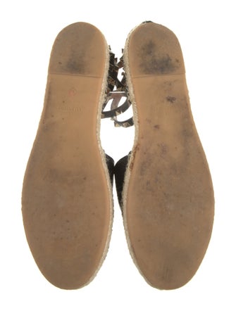 Valentino Rockstud Accents Leather D'Orsay Flats