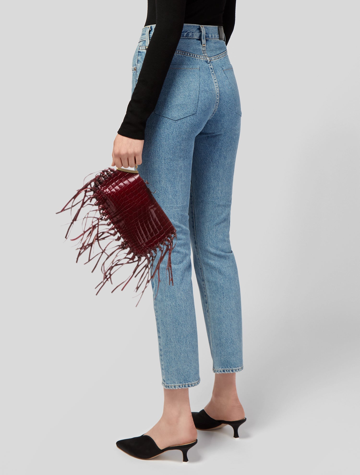 Valentino Alligator Evening Bag