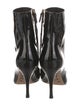 Valentino Rockstud Accents Patent Leather Chelsea Boots