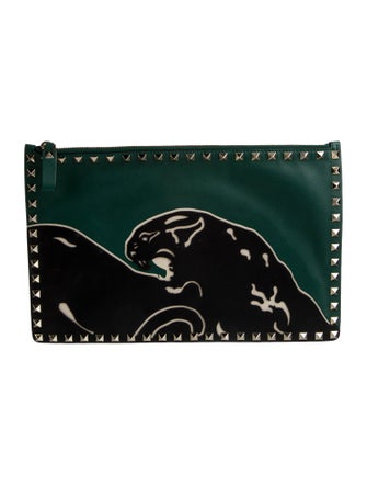 Valentino Leather Clutch