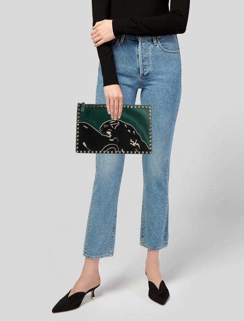 Valentino Leather Clutch