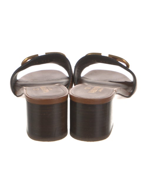 Valentino Leather Slides
