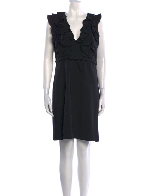 Valentino V-Neck Mini Dress