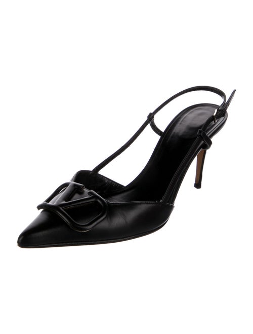 Valentino Leather Slingback Pumps