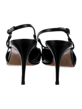 Valentino Leather Slingback Pumps