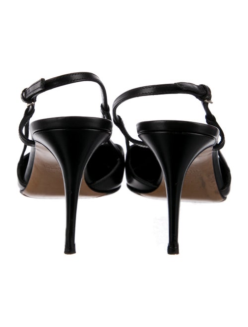 Valentino Leather Slingback Pumps