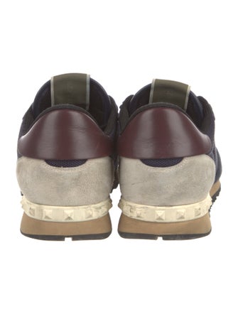 Valentino Rockstud Accents Mesh Sneakers