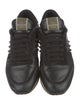 Valentino Rockstud Accents Leather Sneakers