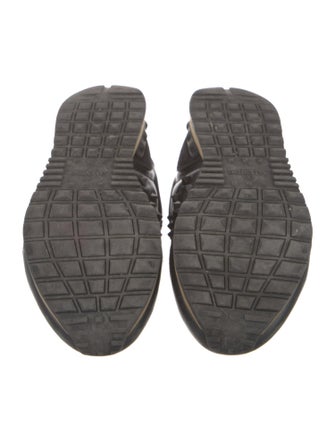 Valentino Rockstud Accents Leather Sneakers