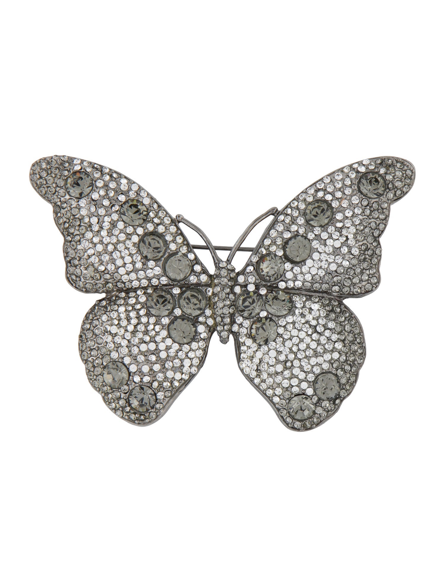 Valentino Crystal Butterfly Brooch