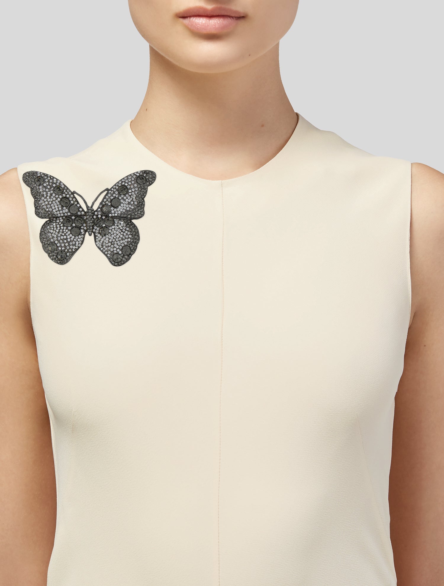 Valentino Crystal Butterfly Brooch
