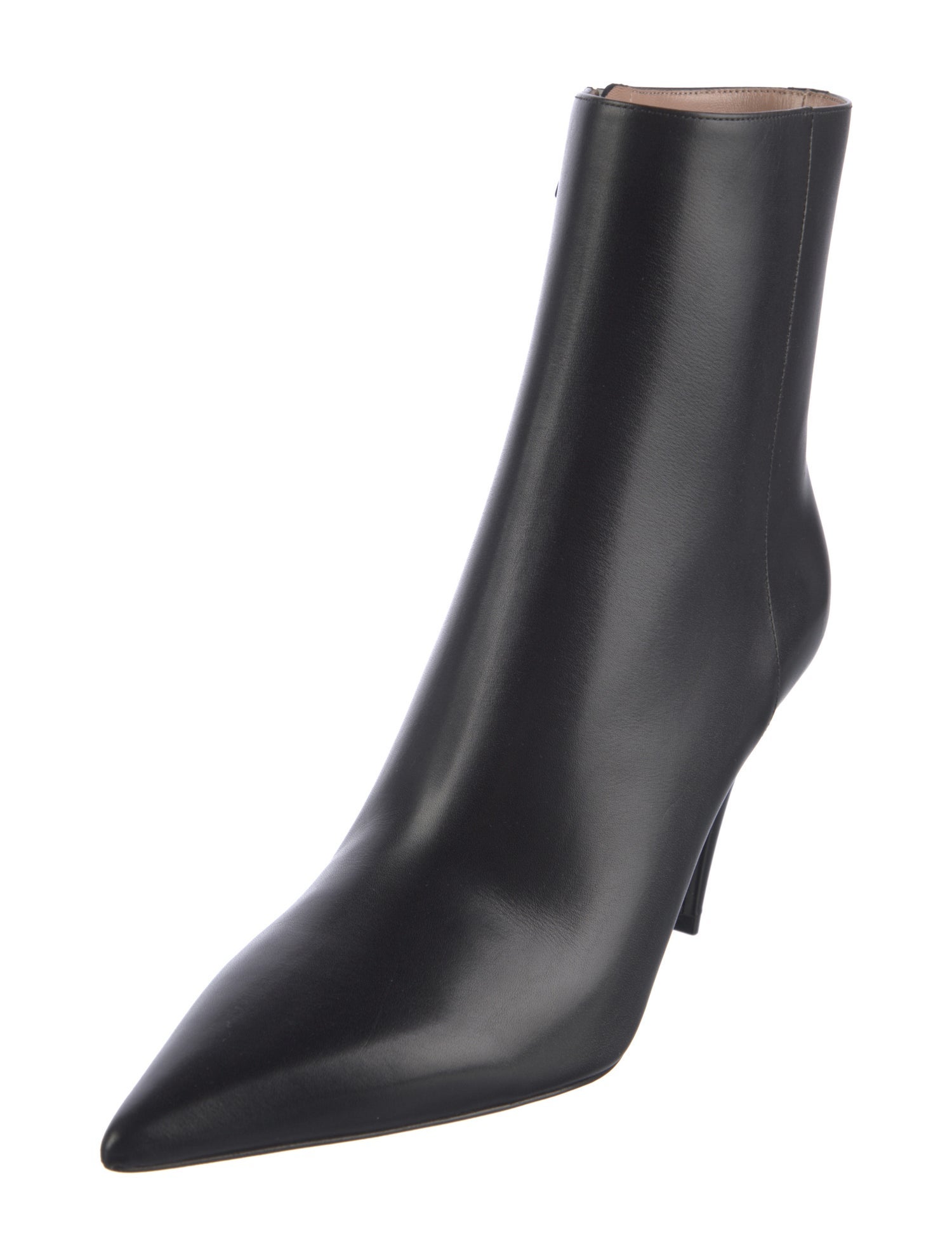 Valentino Rockstud Accents Leather Boots