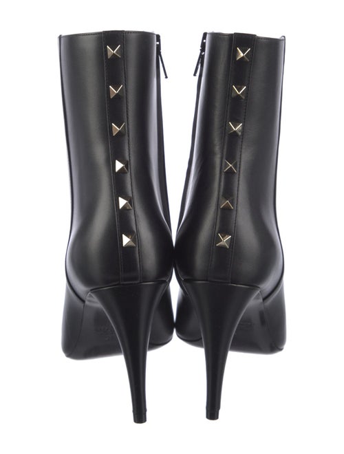 Valentino Rockstud Accents Leather Boots